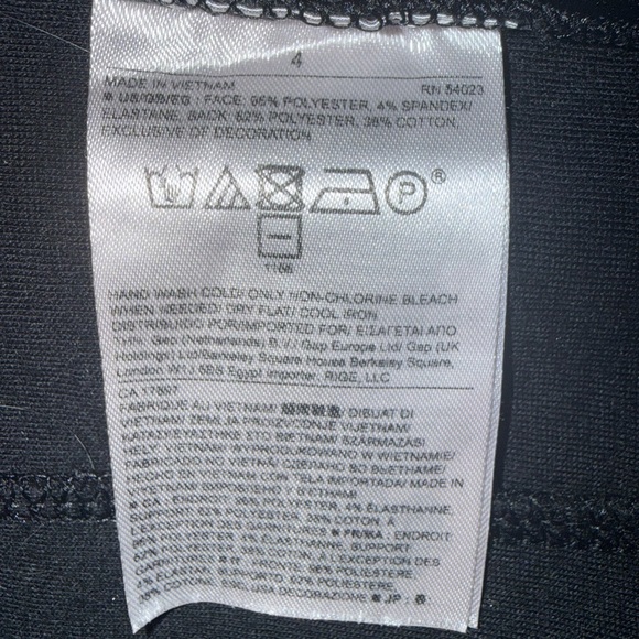 Banana Republic Black Tank Top - Size 4 - Picture 7 of 7